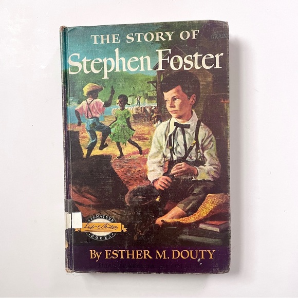 Vintage Other - Vintage Library Copy The Story of Stephen Foster Book 1954 American Composer